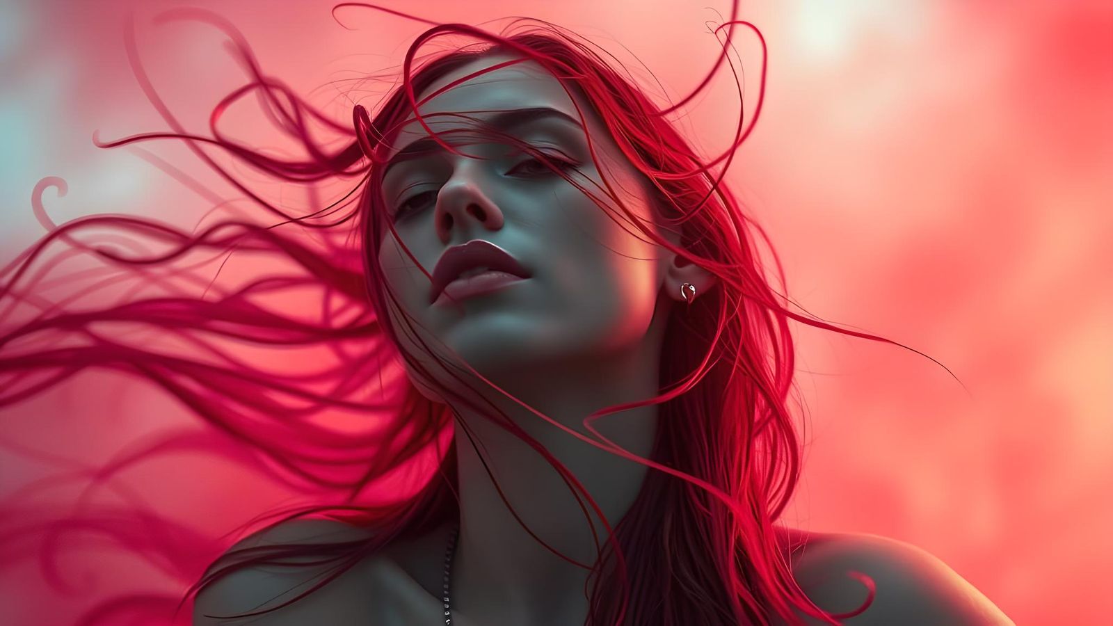 Psychedelic Femmenomenal Figure in Hyperrealistic Sci-Fi