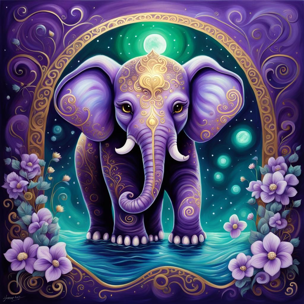 Fantasy elephant, Lovely set