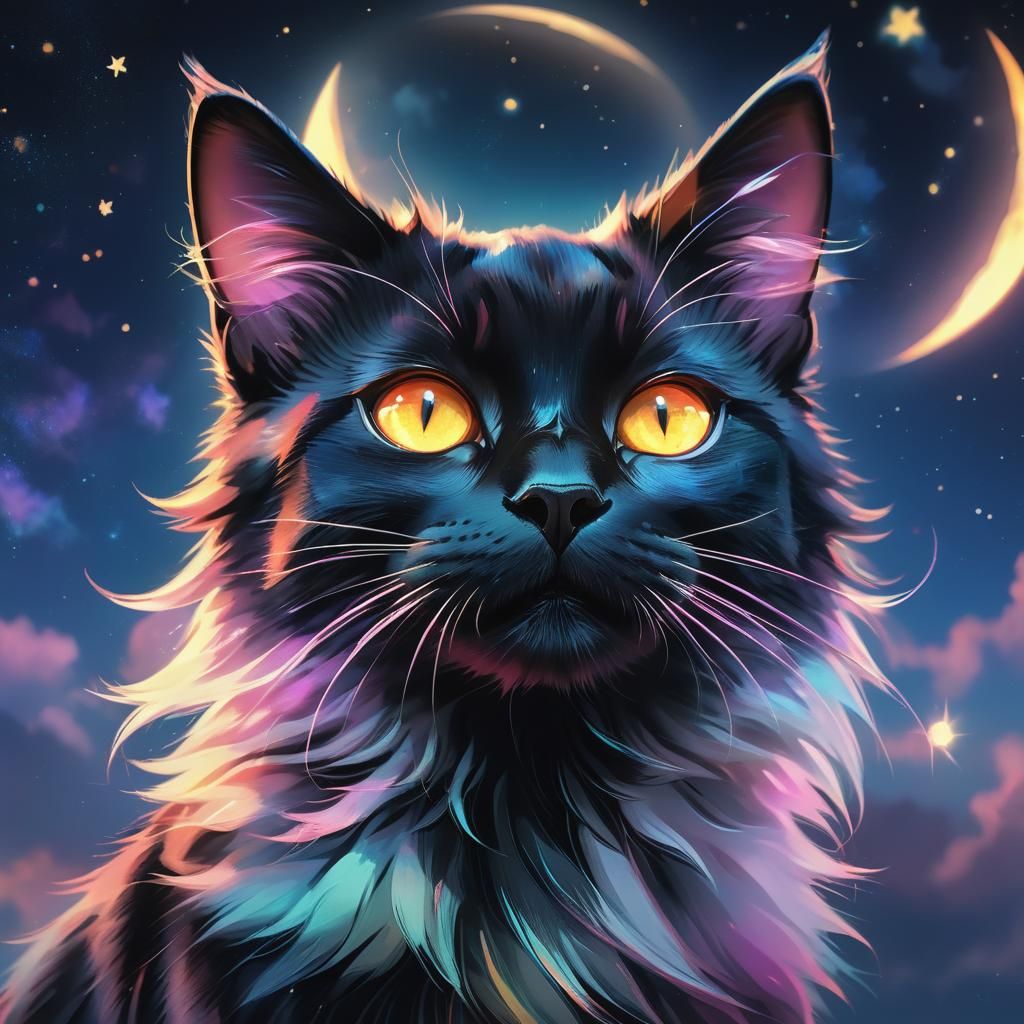 Black cat is a really a charm