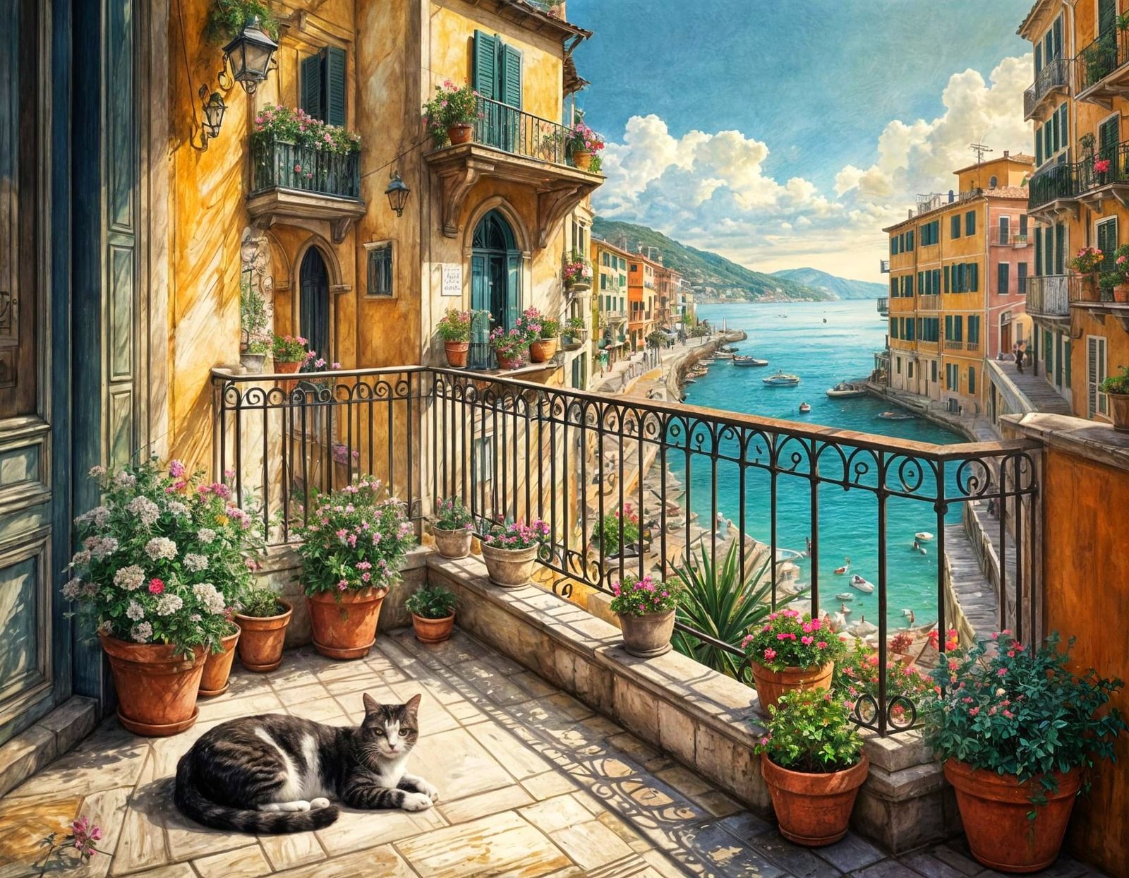 Drawn Silence by the Sea