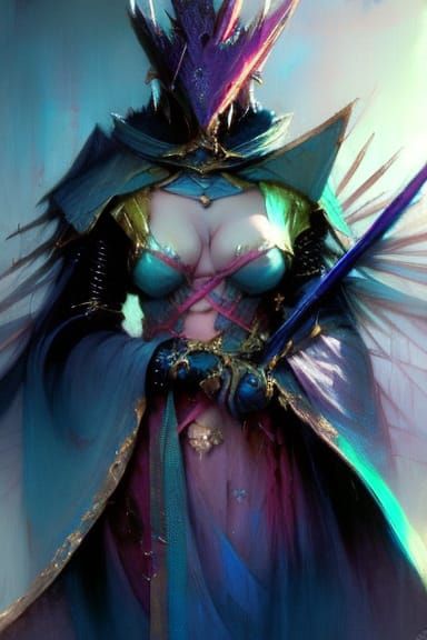 Anime Ronin Queen in Interdimensional Badlands