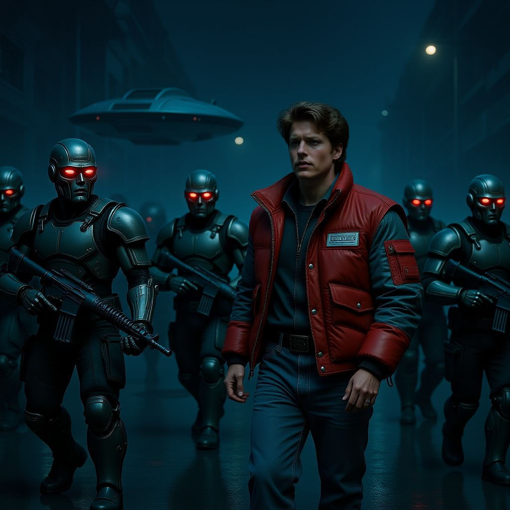 Evil Marty and the Terminators