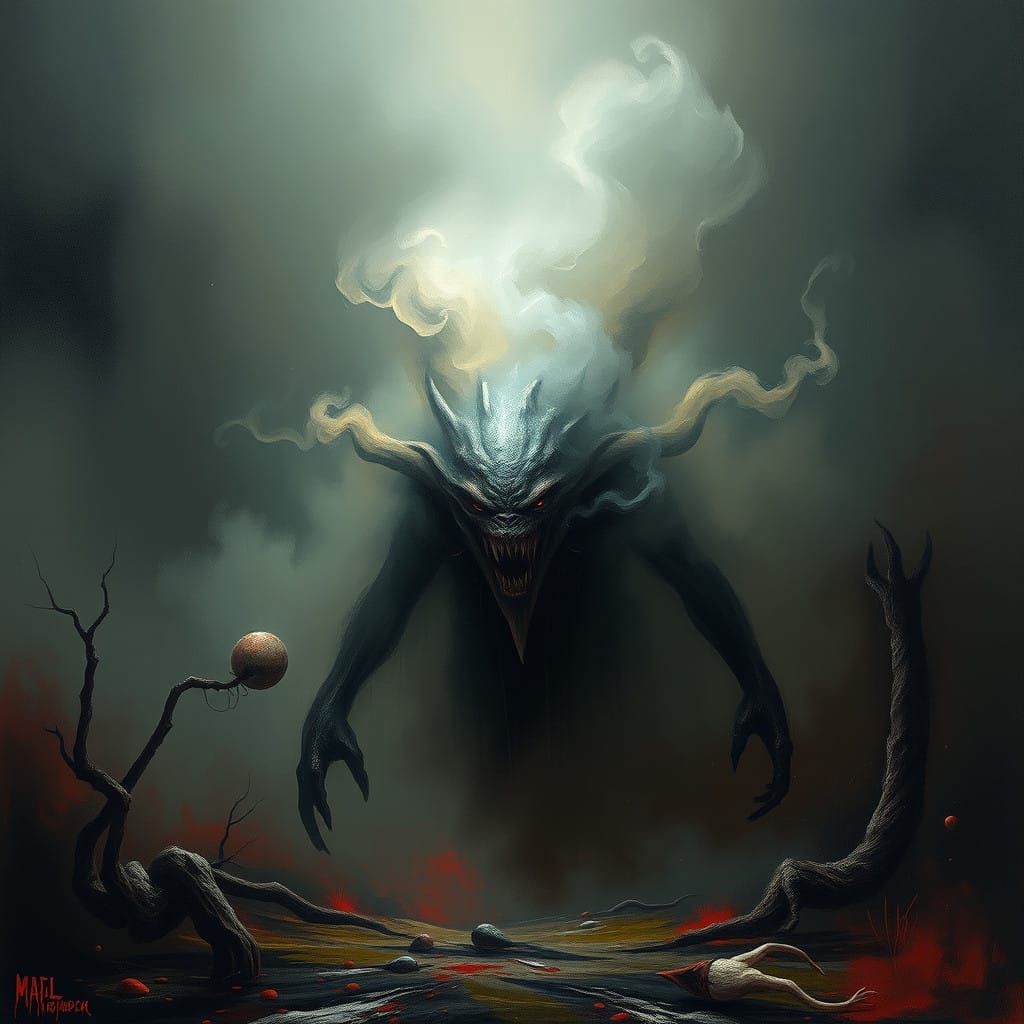 Terrorizing Entity Unveils Dark, Pulsing Form