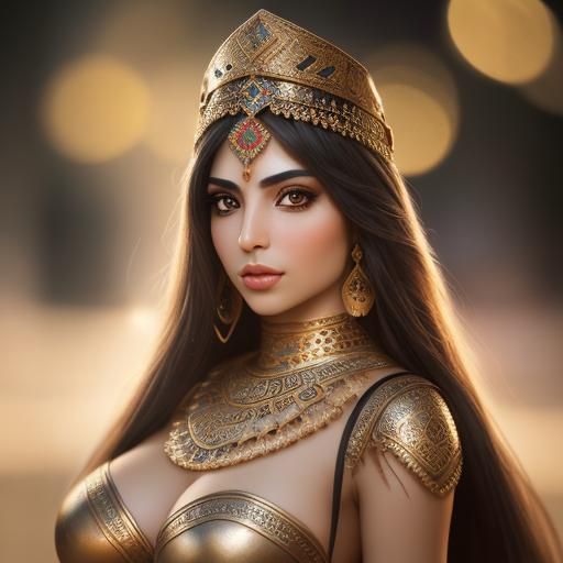 Beautiful Persian Woman in Ancient History