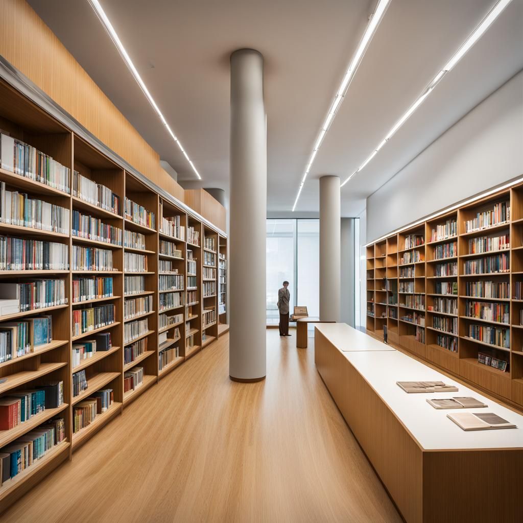 Library New Acquisitions Display Shelf Design