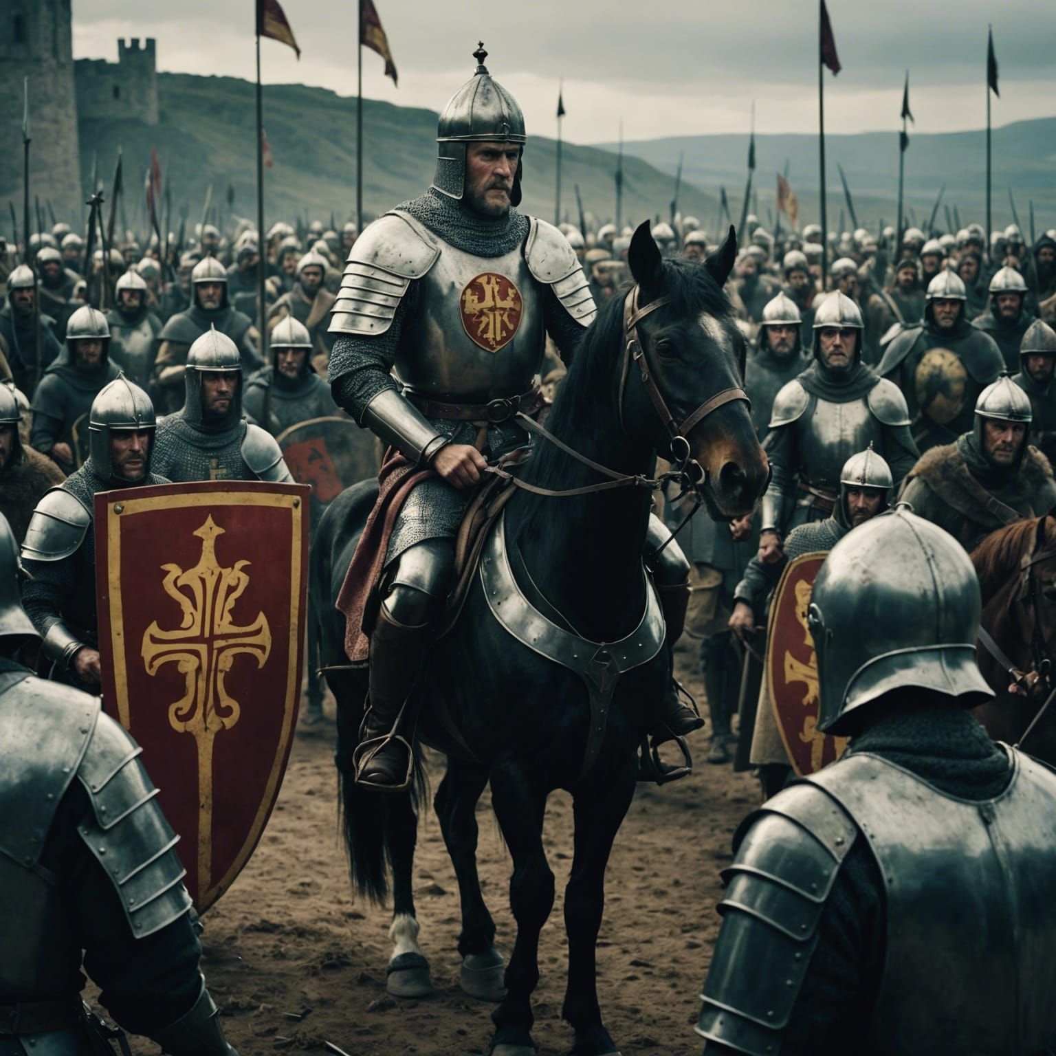 Richard the Lionheart's Crusade: Cinematic Film Still