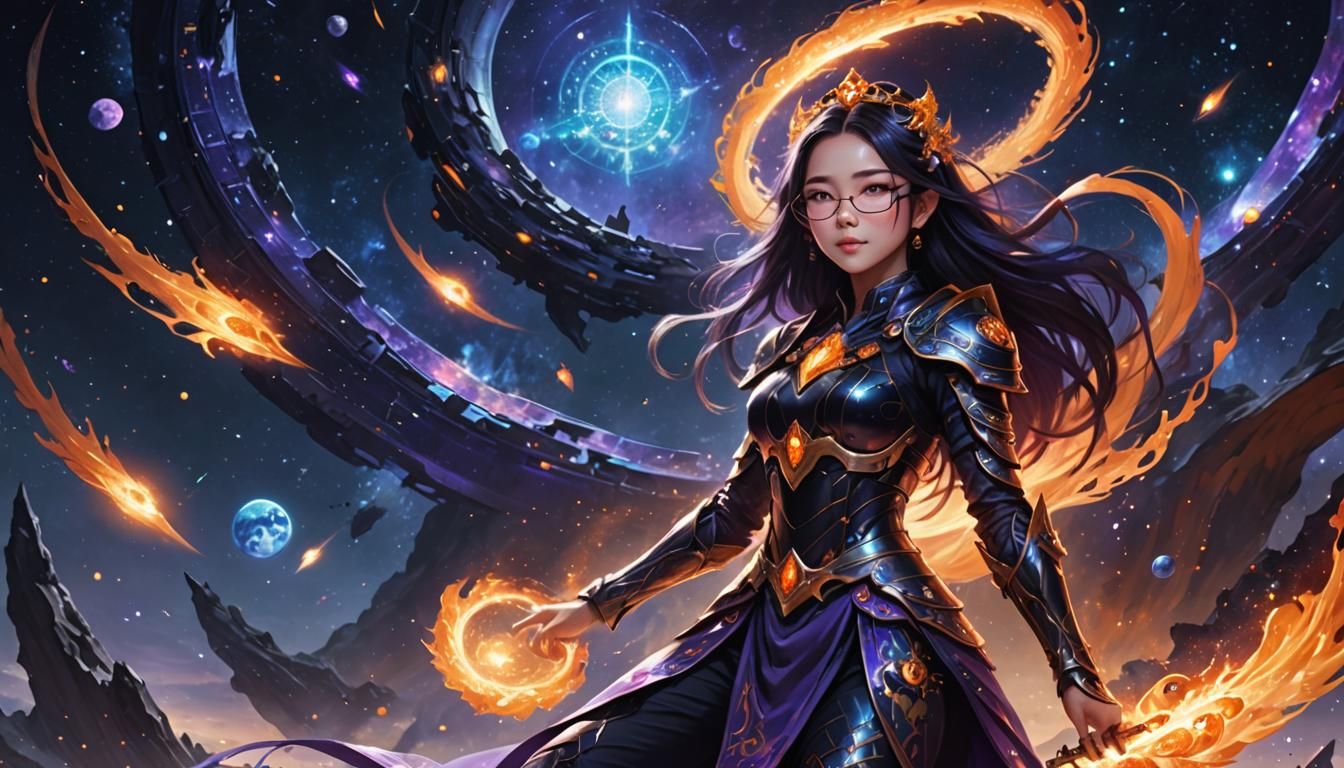 Cosmic Teen Knight in a Fantasy Universe