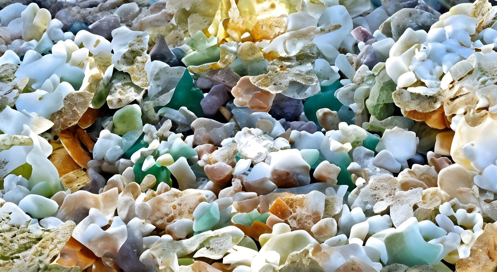 Exquisite Beach Treasures in Pastel Hues