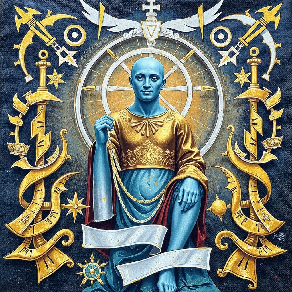 Abstract Artwork: Radiating Positive Qualities