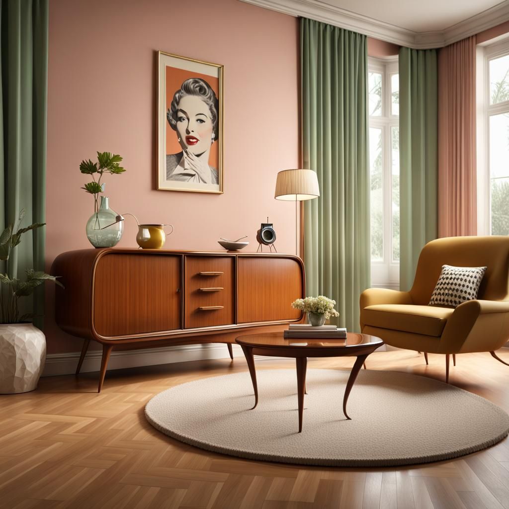 It's the 50s living room.