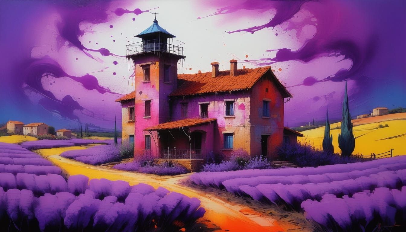 Mediterranean Abode in Whimsical Bloom