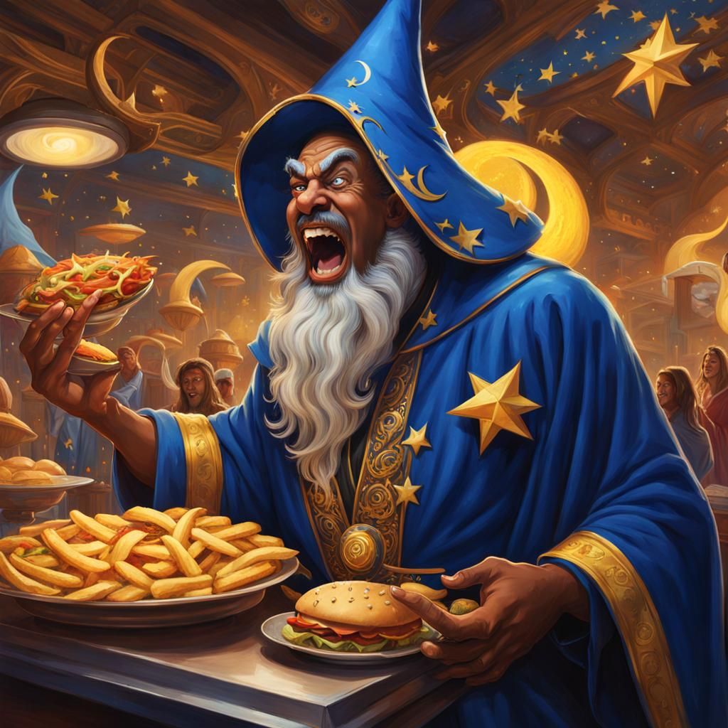 Wizard Summons Demon in Fast Food Restaurant