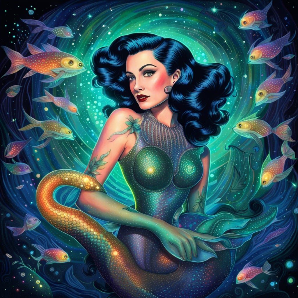 Pin Up Mermaid