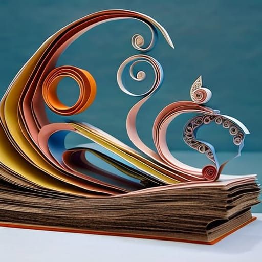 Pop-Up Pirate Ship on Swirling Paper Waves