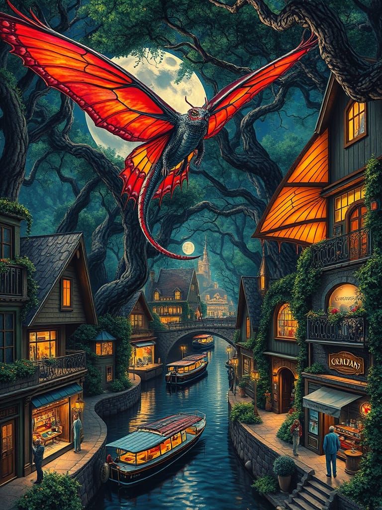 Surreal Space Age Dreamscape on Ancient Exoplanet