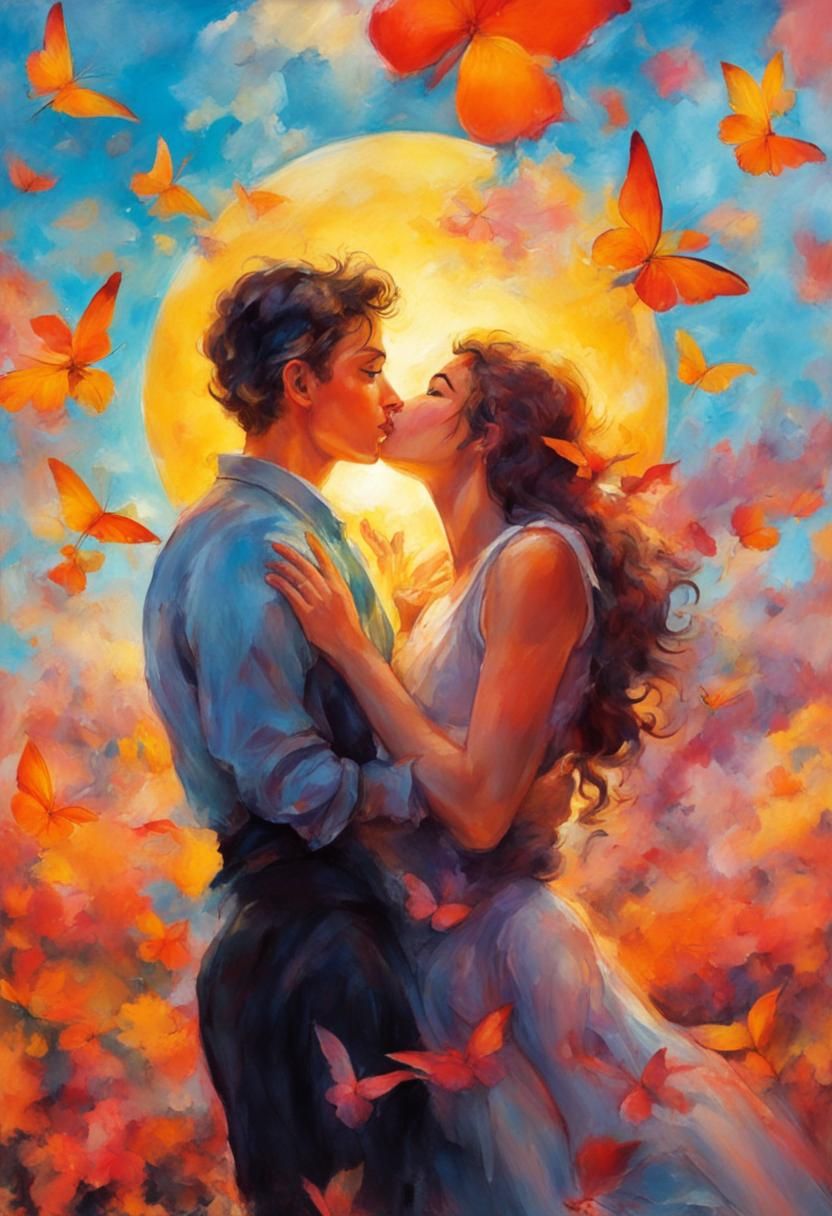 Coppia di ragazzi innamorati