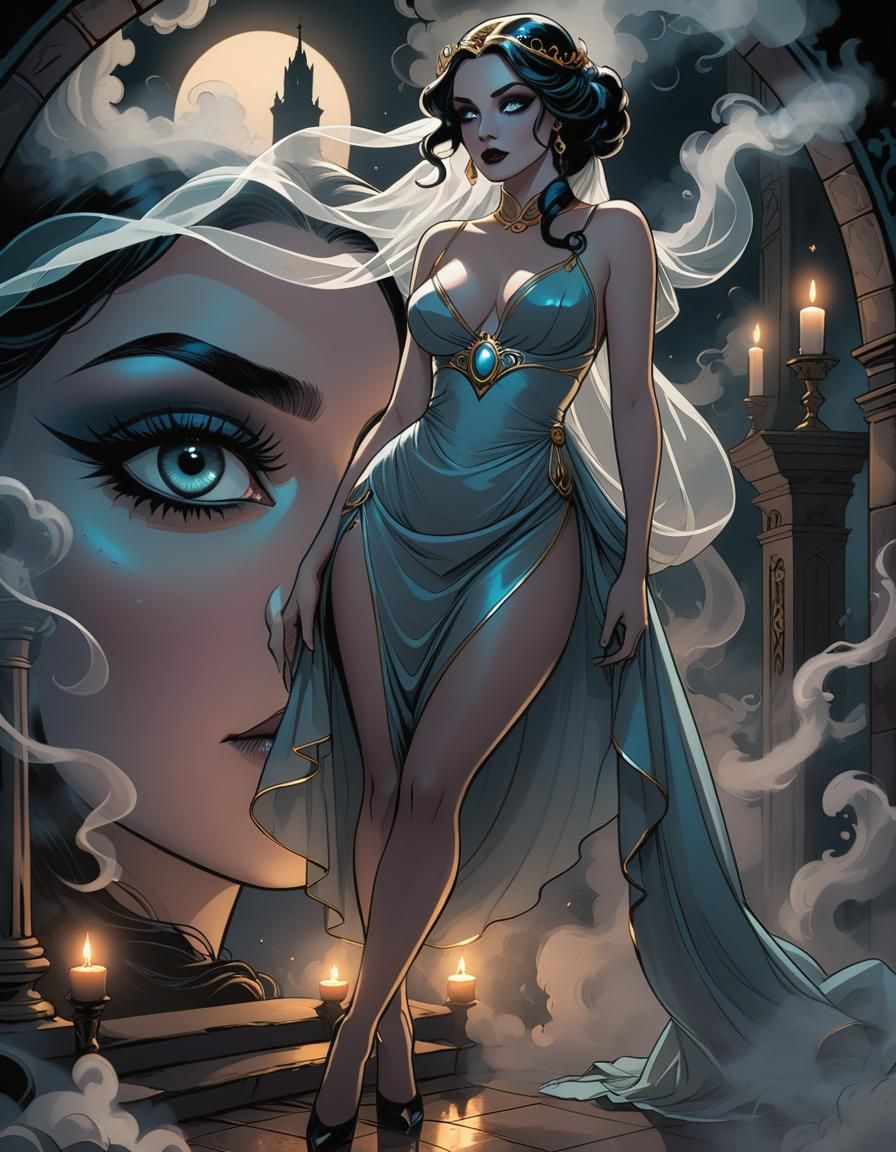 Seraphine, Goddess of Whispers - The Veiled Whisperer