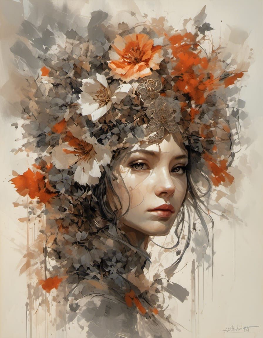 <lora:Double Detailer V1:1.0> Portrait of a young woman walk...