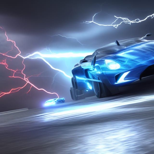 Hyperrealistic Fast and Furious: Futuristic 3D Rendering