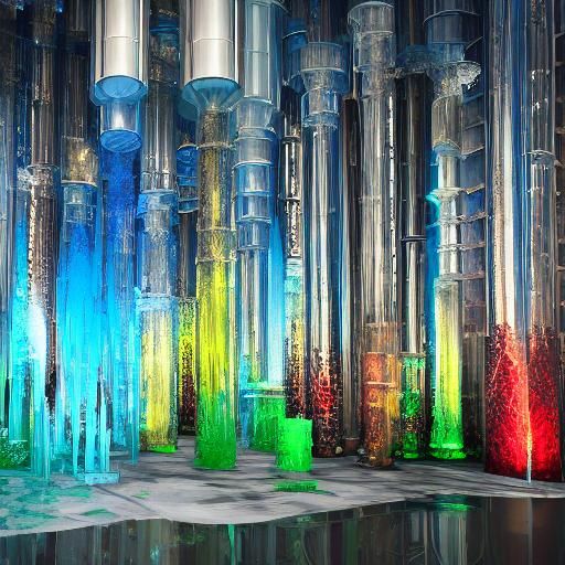 Abstract 3D Still Life in Detailed Matte Style