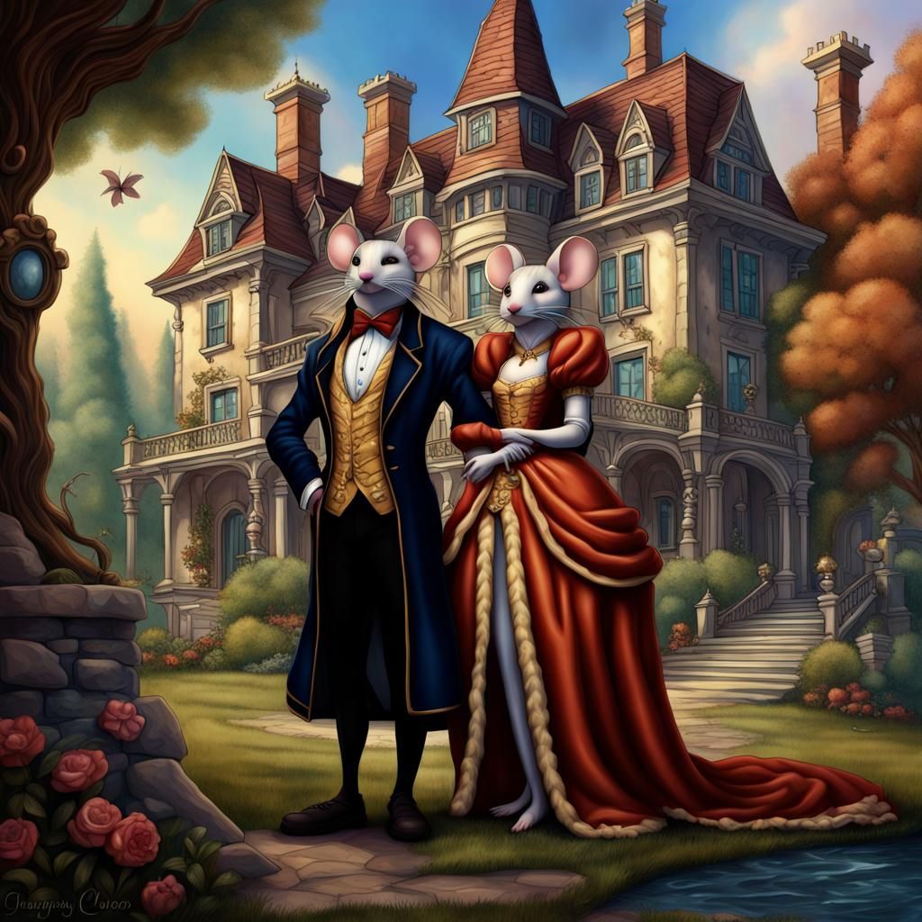 Fantastical Mouse Lord and Lady Mansion
