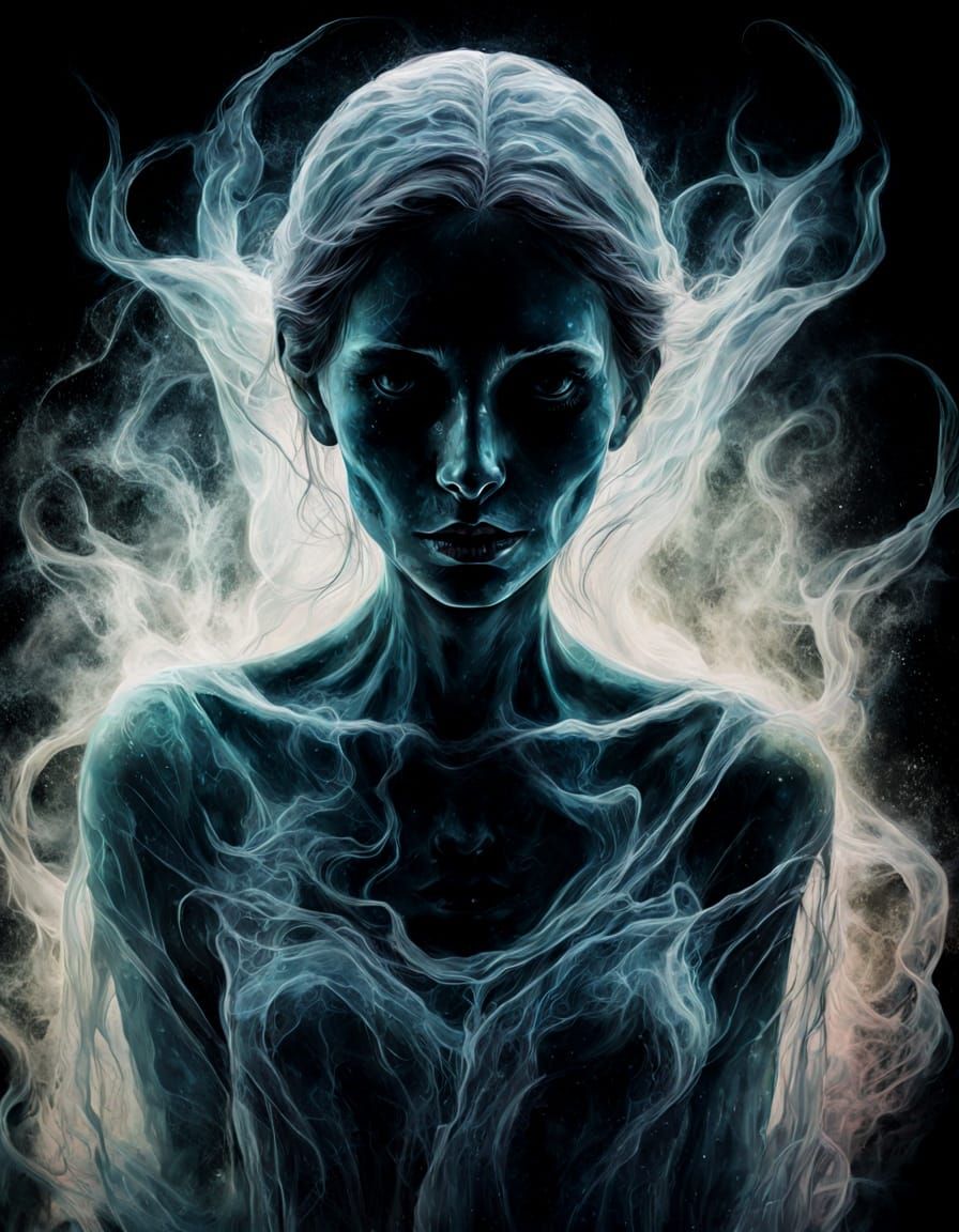 Dark Fantasy Art in Ethereal Aesthetic