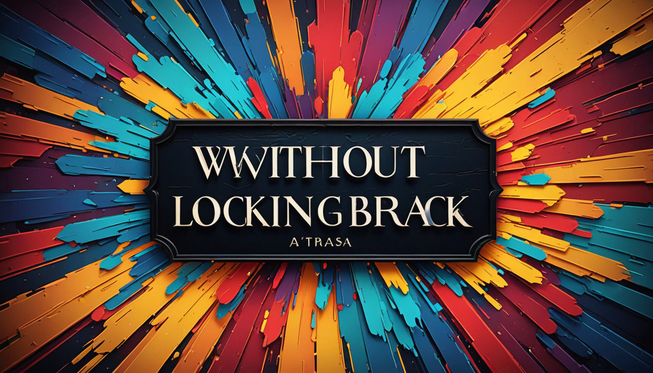 Vibrant Realistic Background with Forward-Thinking Motto