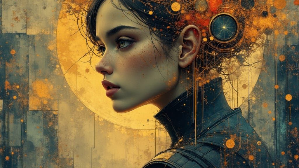 Metropolis Concept Art in Dynamic Lighting