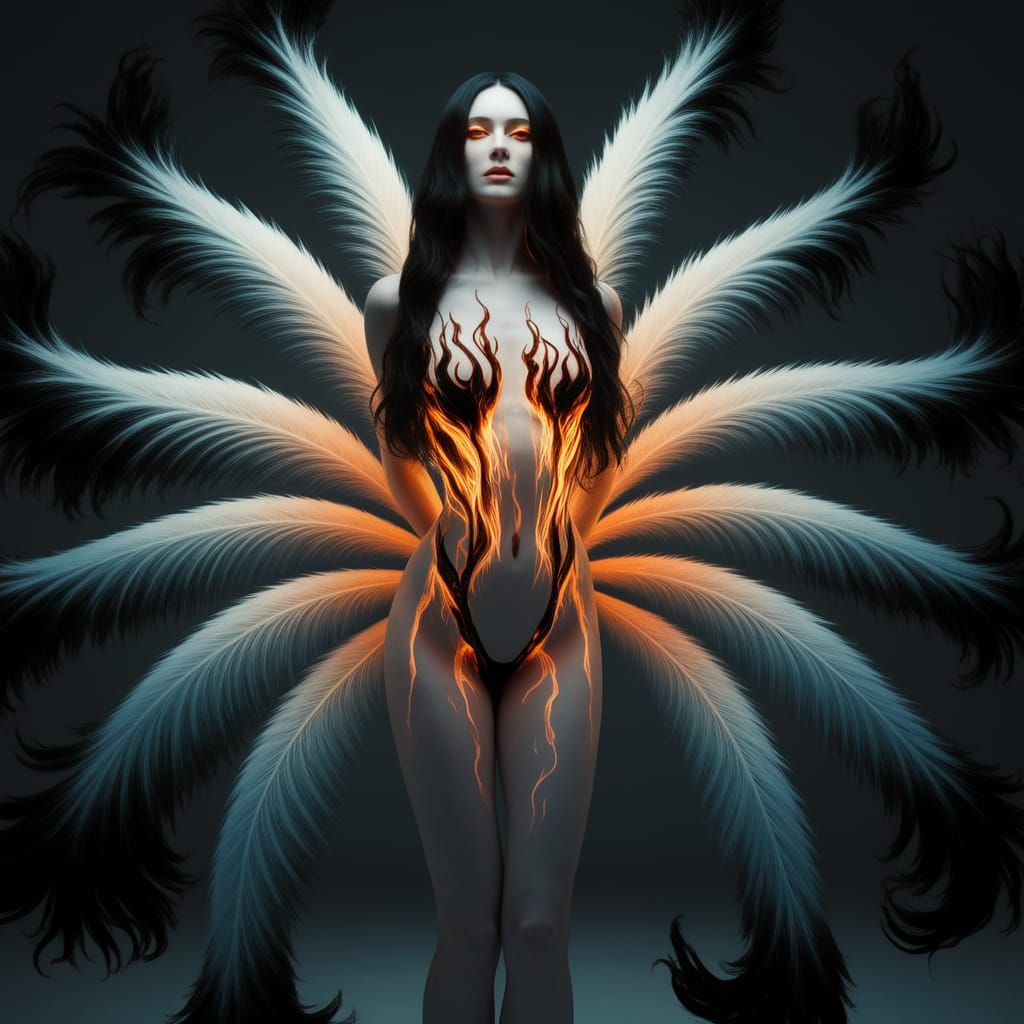 Amaterasu: Captivating Photograph in Leibovitz Style