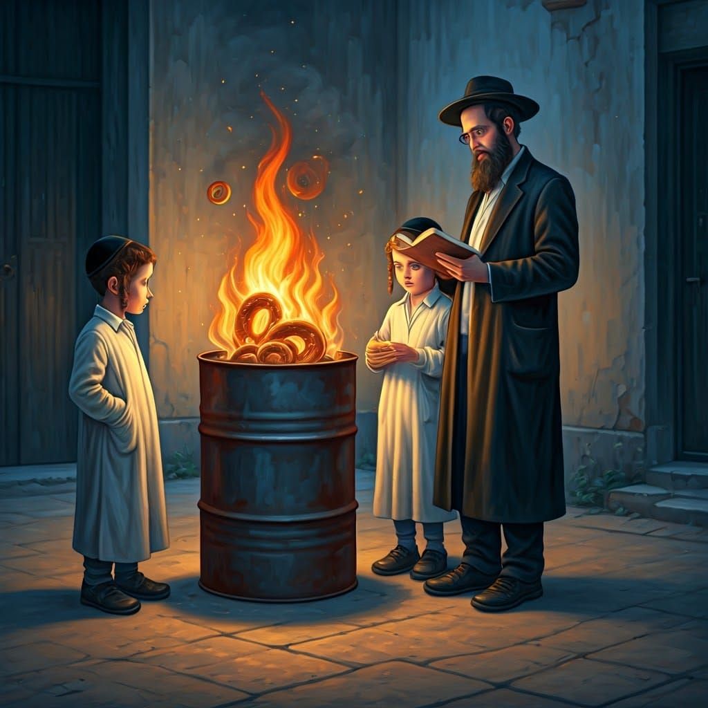 Warmth and Tradition in a Cozy Building Yard Scene