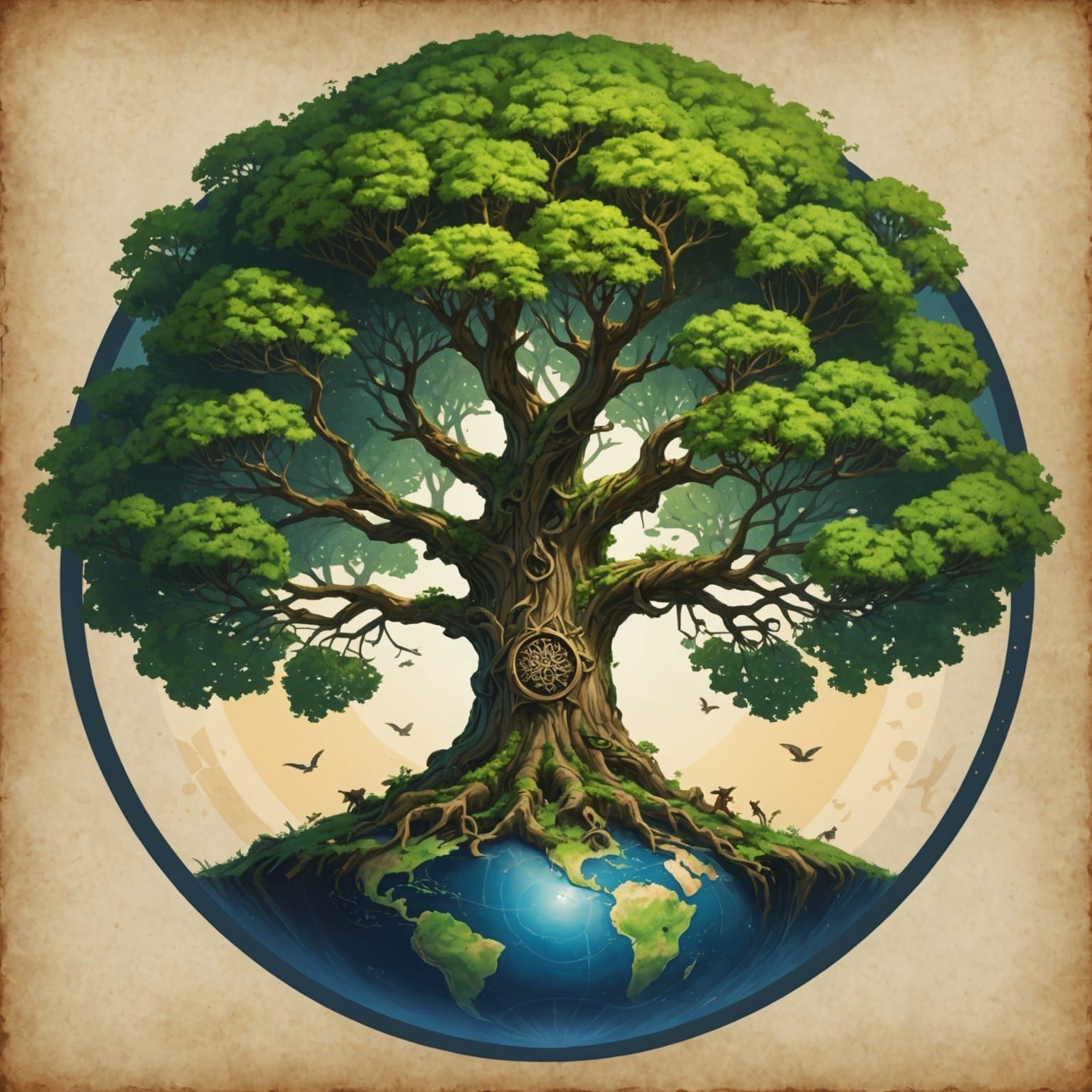 AI Generated World Tree