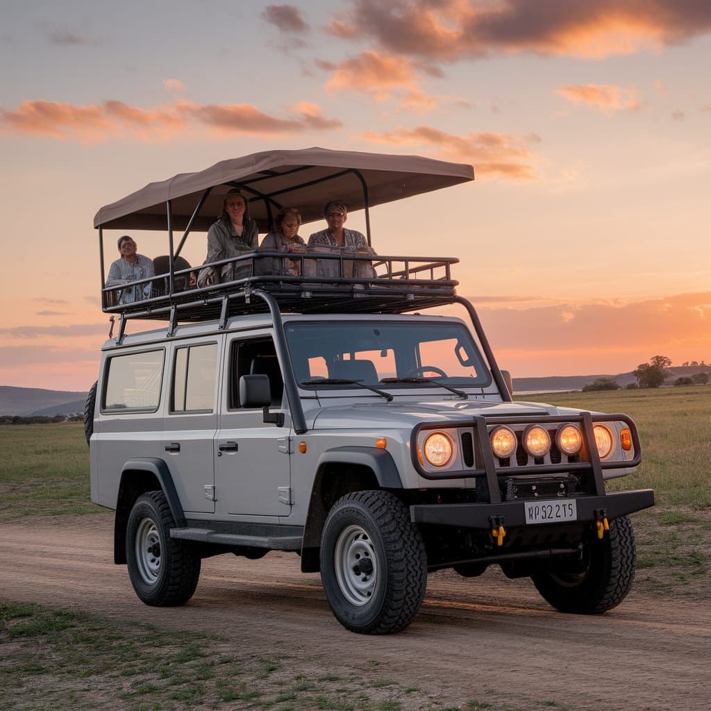 AI Generated Safari Jeep