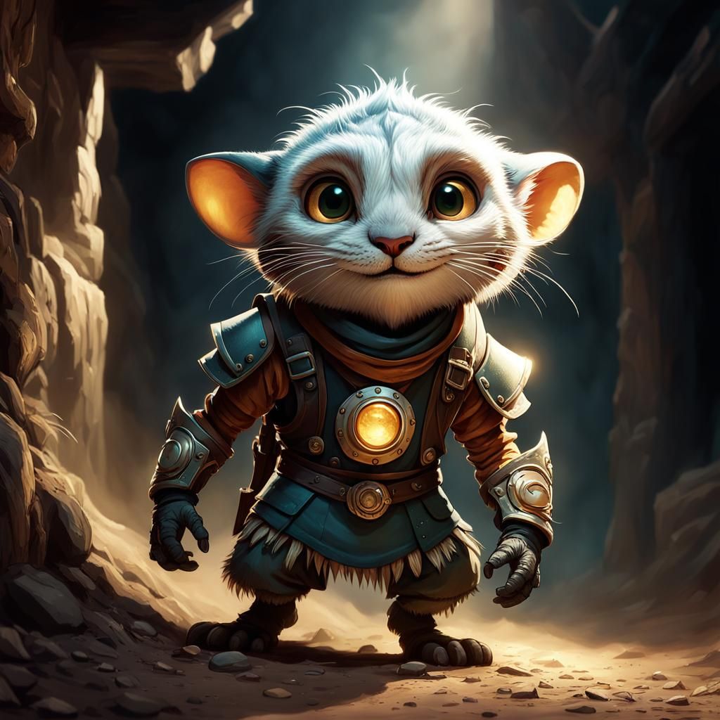 Mischievous Miner: Fantasy Creature Concept Art