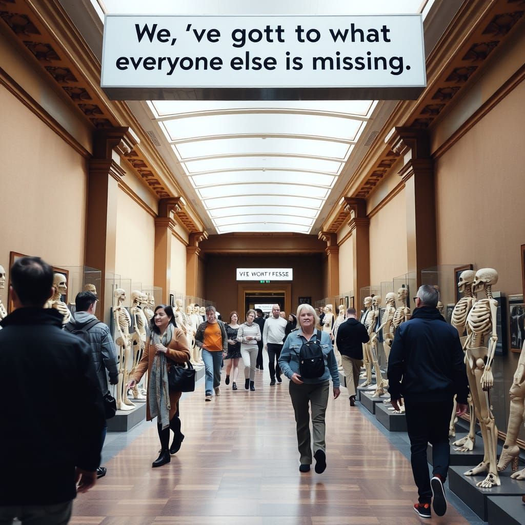 Visitors Explore Museum of Stone Prosthetics