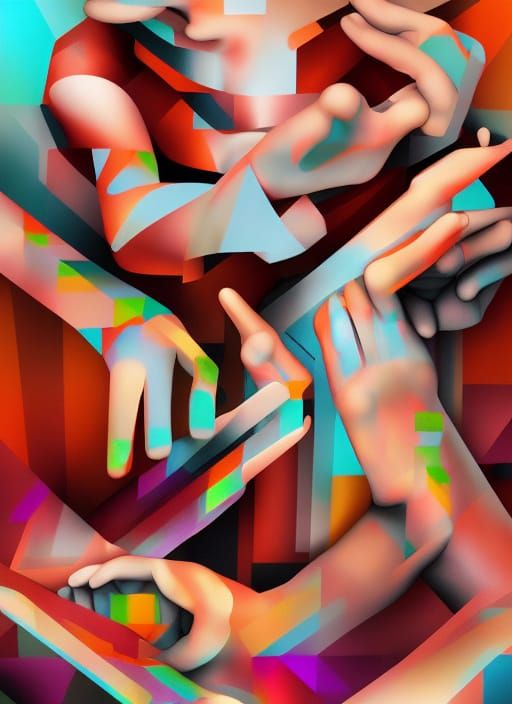 Hyperdetailed Self Harm Image in a Futuristic Style