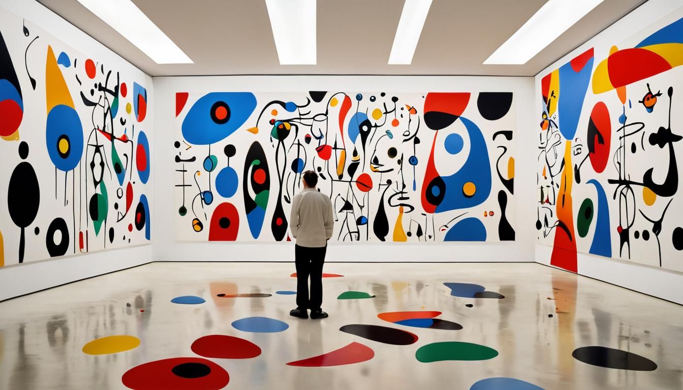 Surreal Alien Figures in Miró Style Gallery