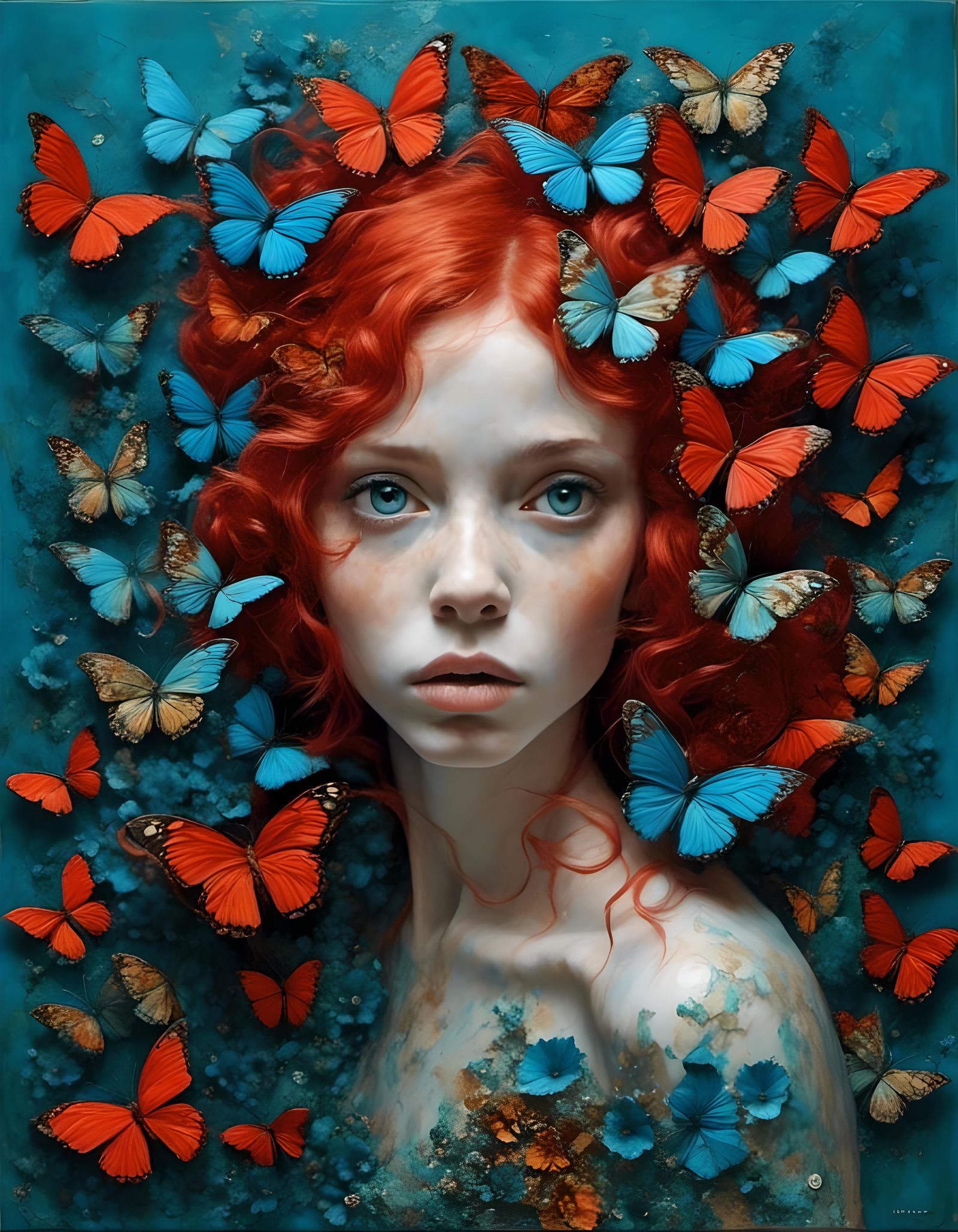 Illuminated Soulful Eyes in Hyperdetailed Style