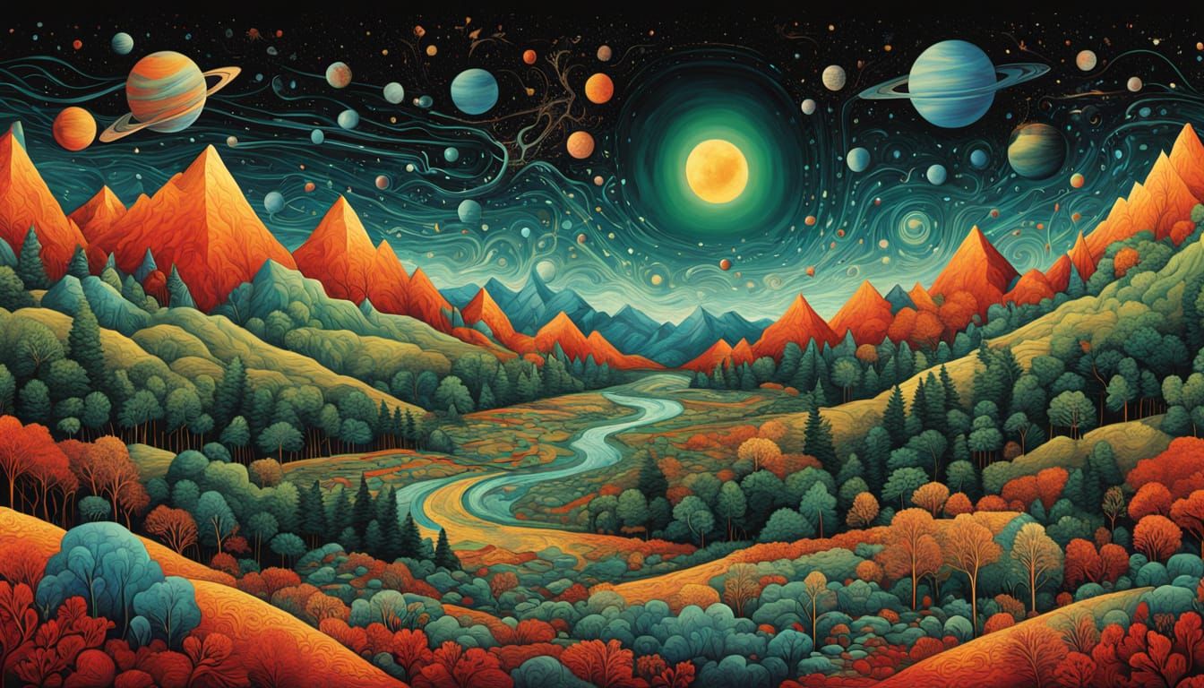 Quantum Echoes in Chromatic Geometry