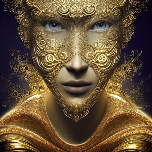 Sublime Portrait in High Resolution Digital Art