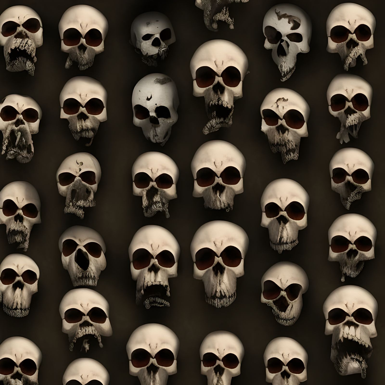 Spooky Skull Wallpaper for my Geocities Webpage