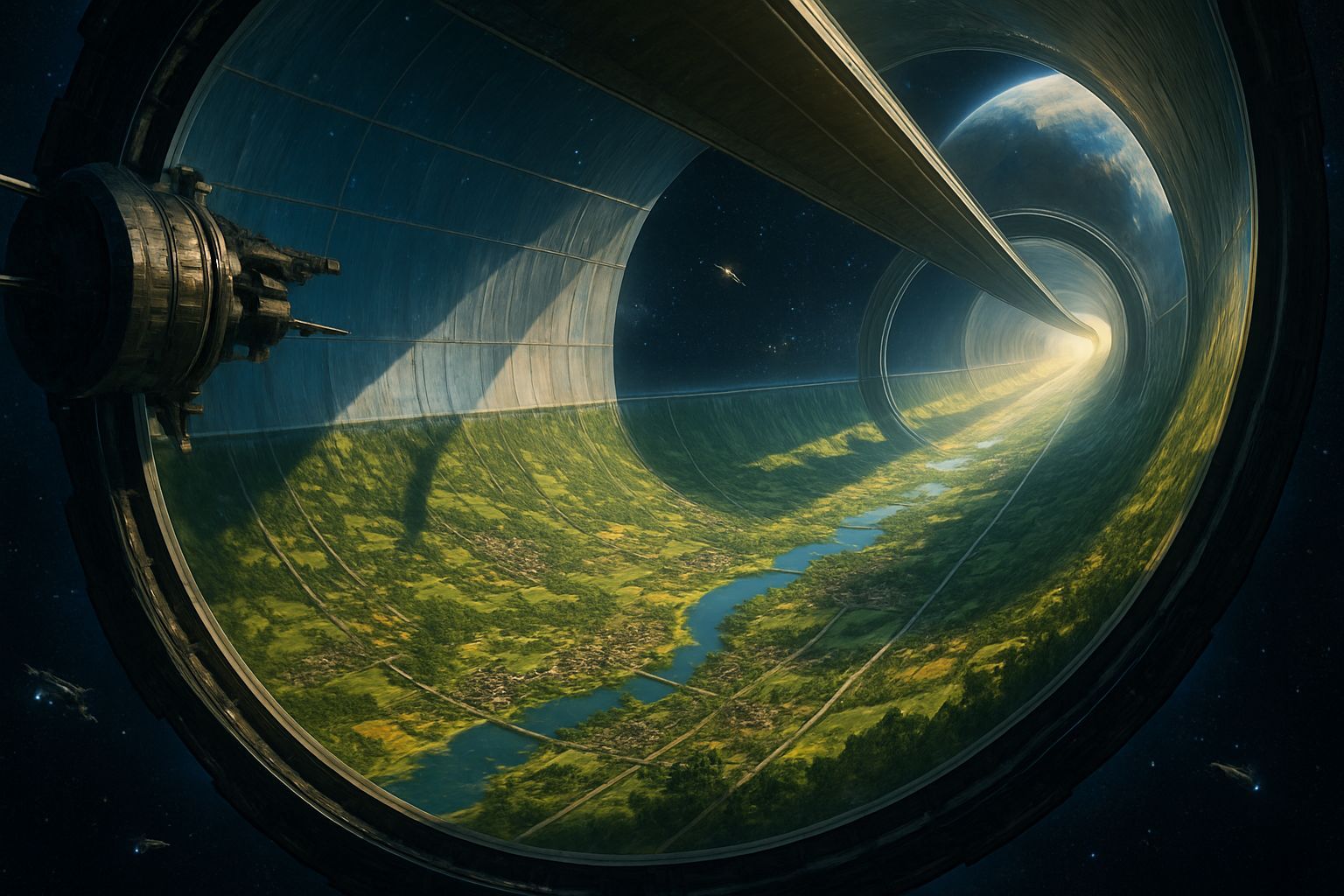 O'Neil Cylinder Space Habitat Concept