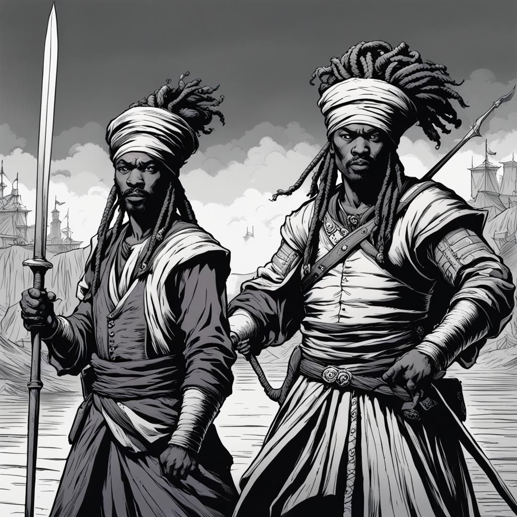 Black Moors Clash with Christopher Columbus