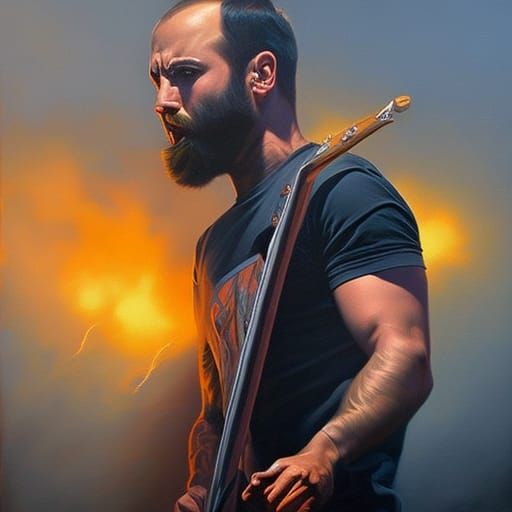 August Burns Red as Oil Painting by Gurney