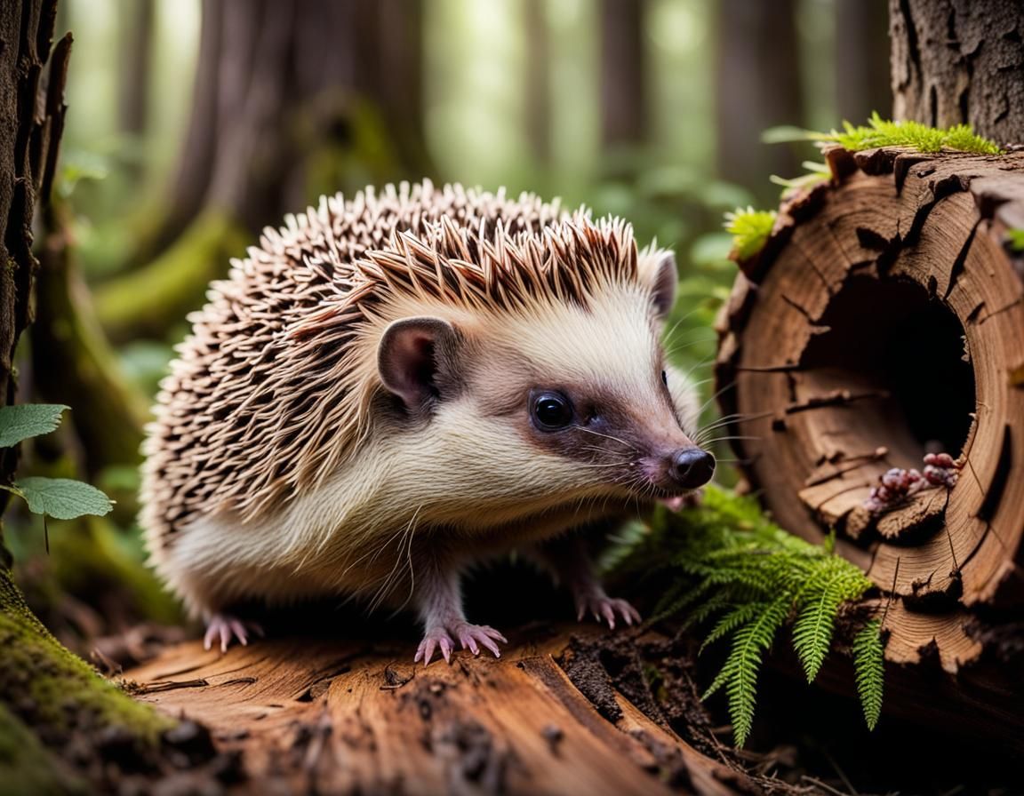 Curious hedgehog
