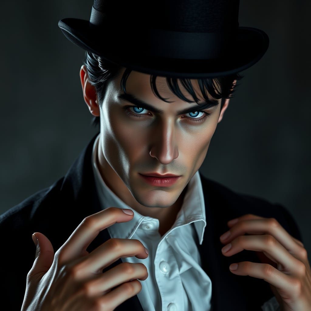 Ethereal Dark Fantasy Emperor in Ultra-Realistic Style