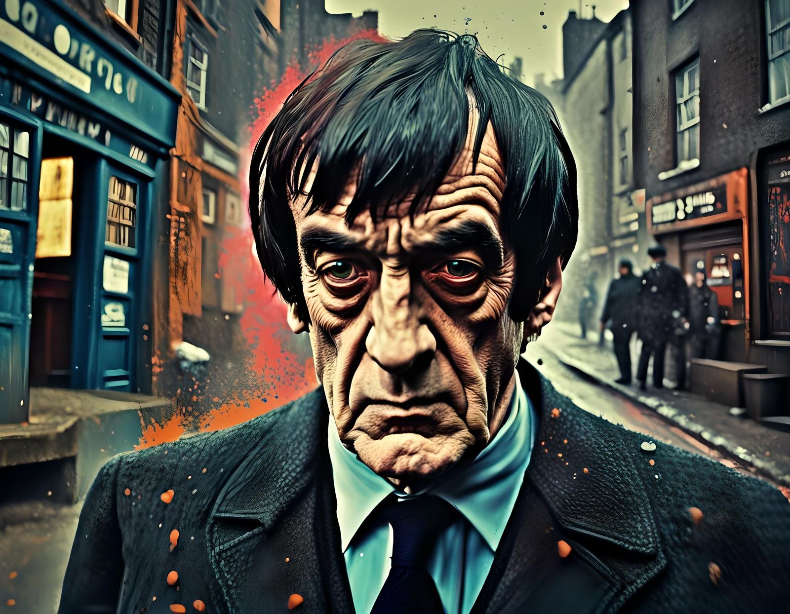 Patrick Troughton as Doctor Who in Urbancore Style