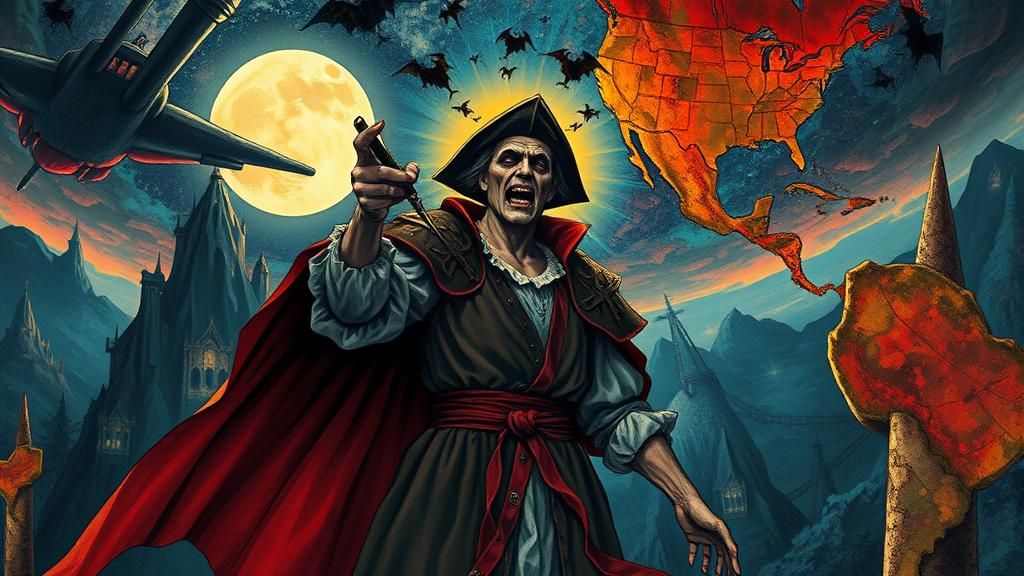 Vampire Columbus in a Twisted New World