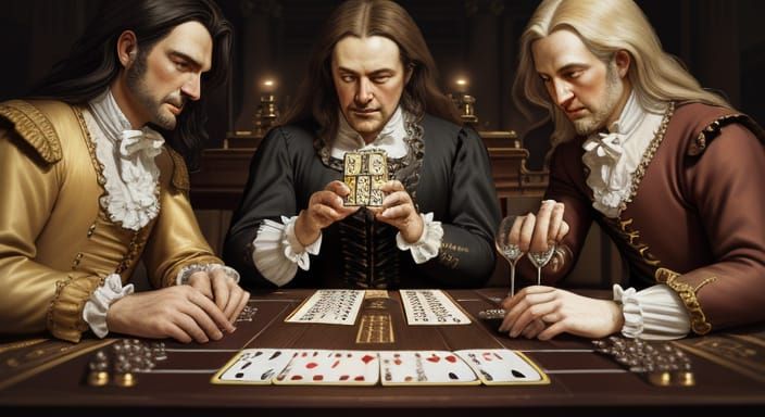 Baroque Composers Playing Cards: 8K Portrait