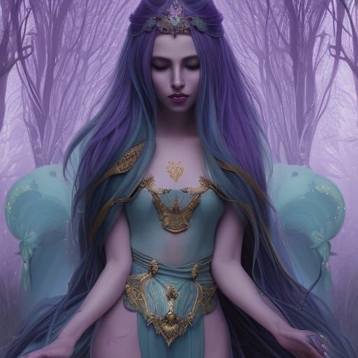 Moon Elf Queens in Summer Garden Palace