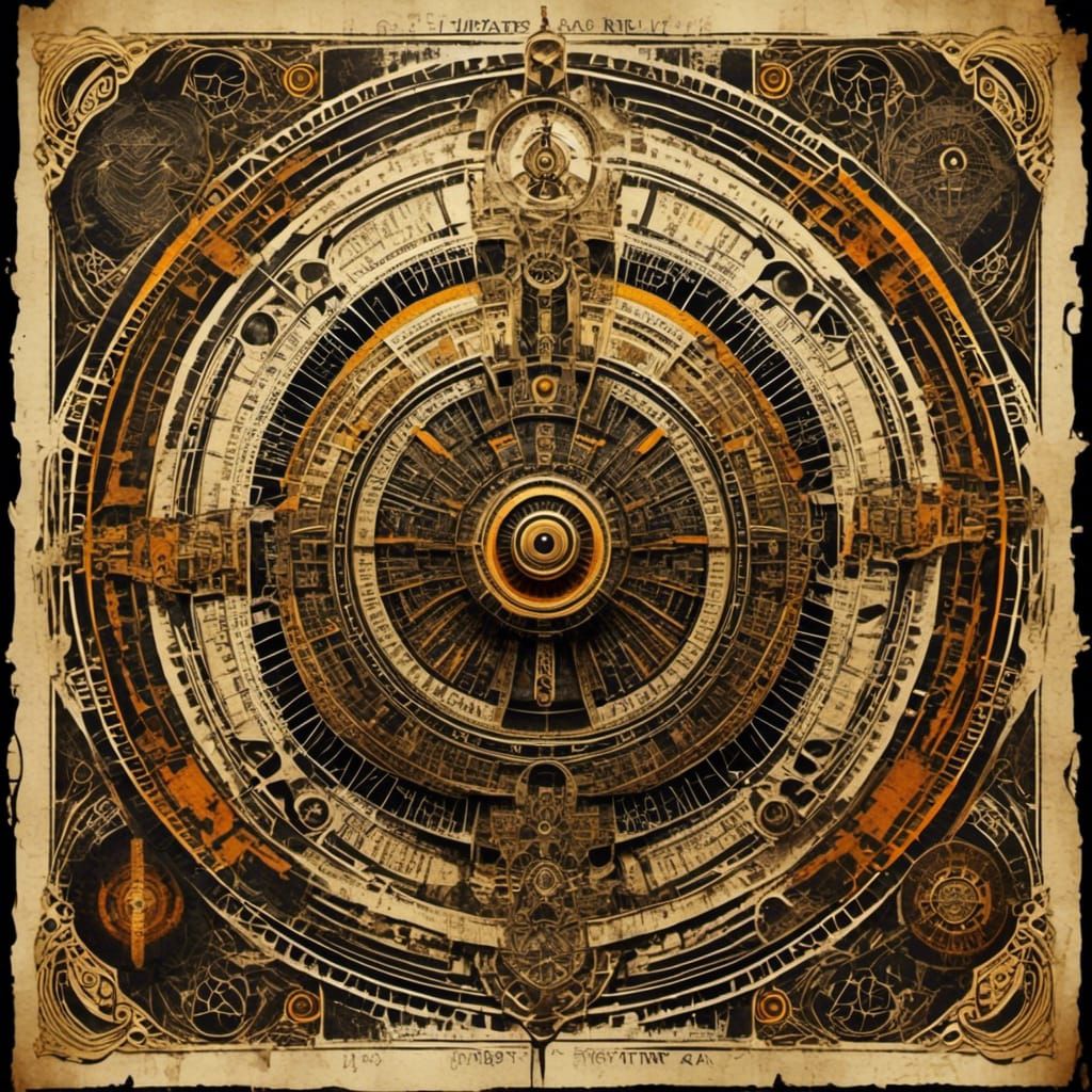 Sinister Victorian Clowns in Europunk Watercolor